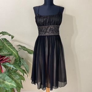 Jones Wear Black Midi Dress